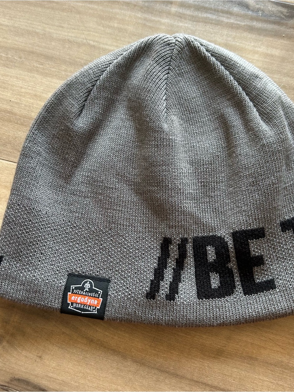 Ergodyne NFerno Thermal Knit Beanie Cap,Black/Orange Cool Max